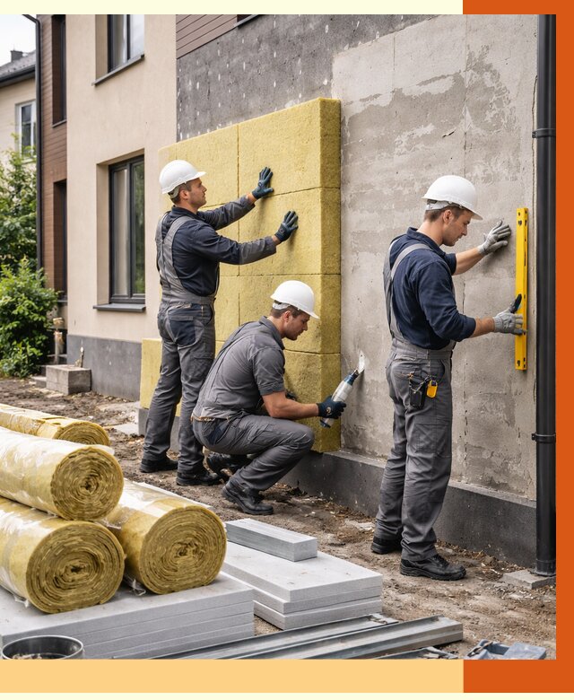 Утепление таунхауса в Ялте от 7356 руб/м2 — комплекс под ключ | ТепломастерЯлт