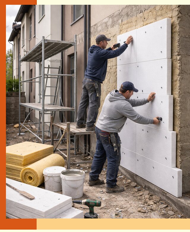 Утепление таунхауса с гарантией комфорта в Ялте