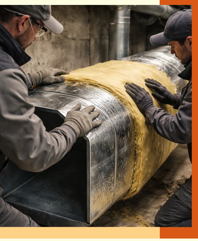 Утепление воздуховодов в Ялте от 4291 руб. — теплоизоляция вентиляции | ТепломастерЯлт