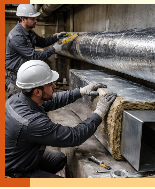 Профессиональное утепление воздуховодов и теплоизоляция в Ялте