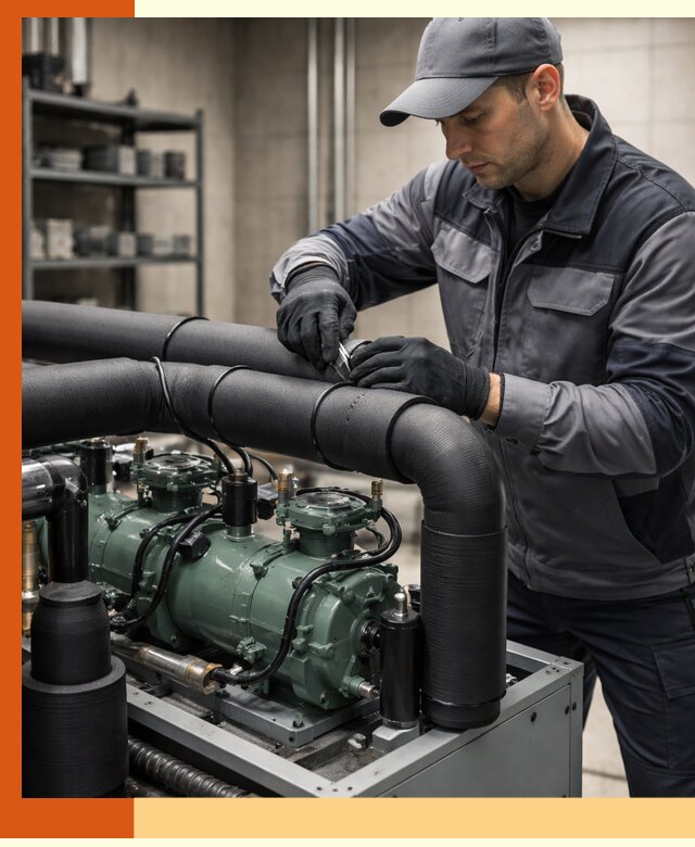 Утепление холодильного агрегата и теплоизоляция в Ялте