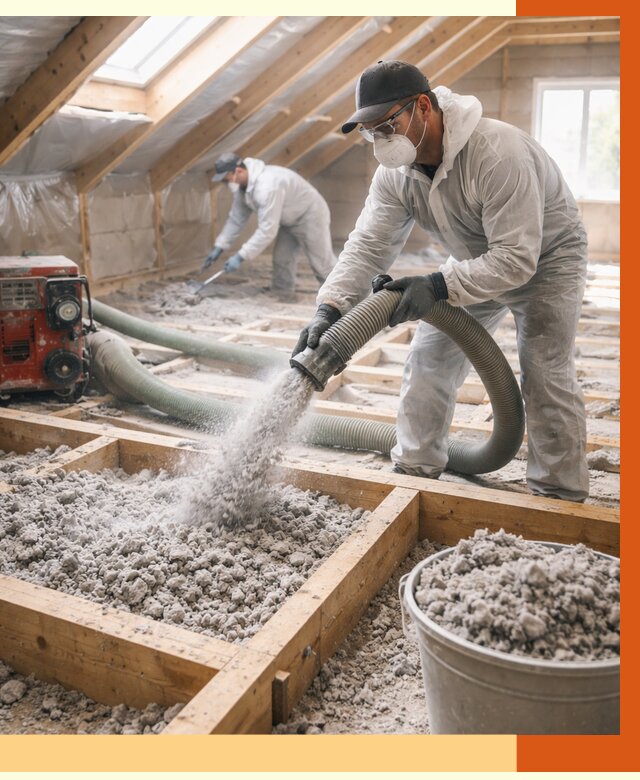 Утепление эковатой в Ялте от 3014 руб./м2 — монтаж и задувка | ТепломастерЯлт